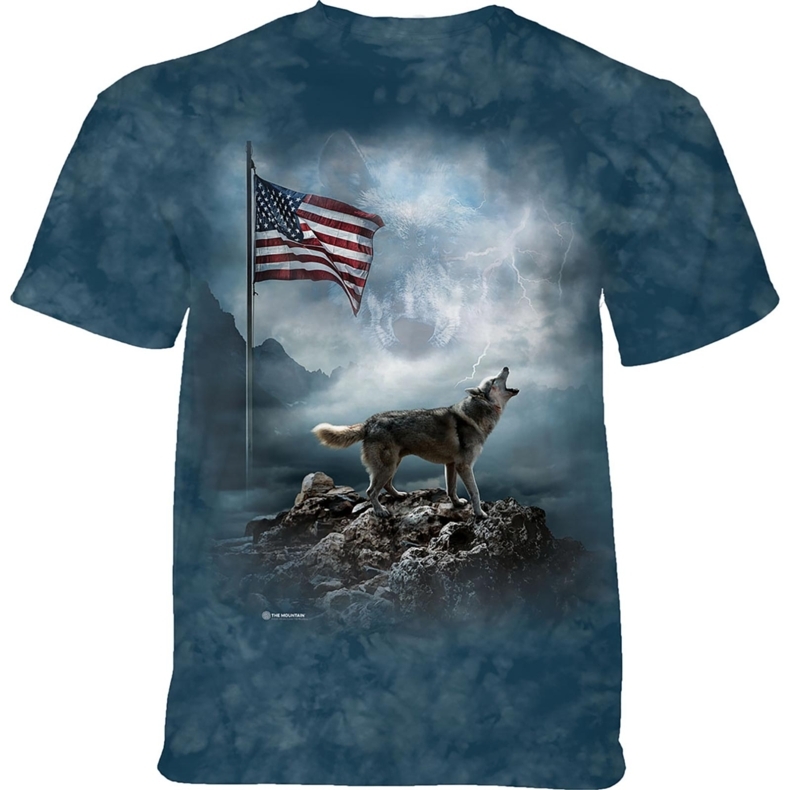 Originálne tričko American Storm Wolf