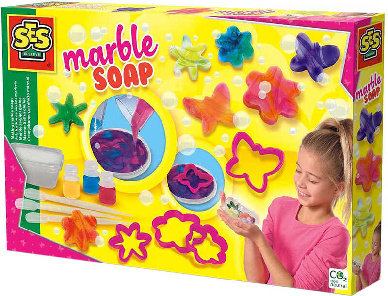 SES CREATIVE Výroba mramorových mydiel kreatívne set v krabici