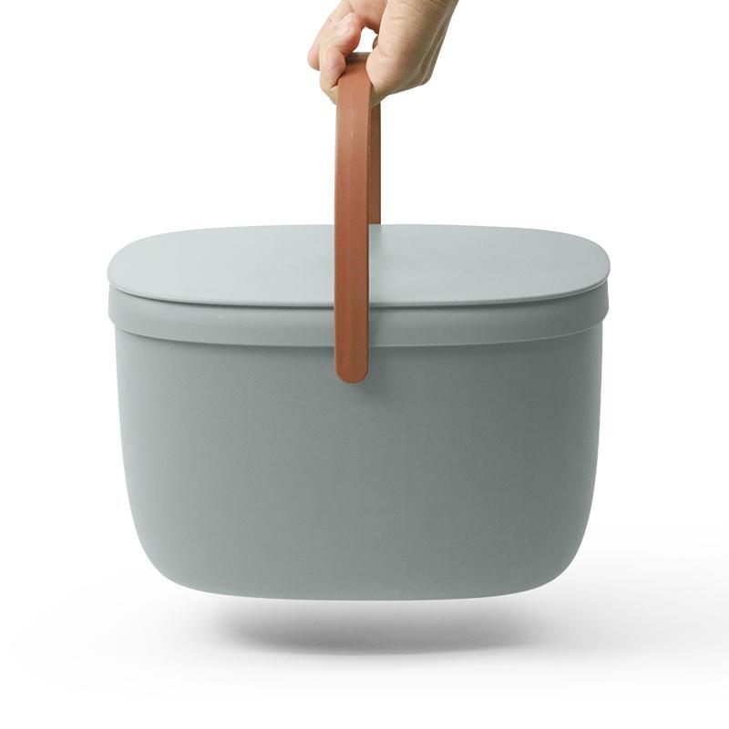 Nádoba na kompostovateľný odpad Foody 10380GY, 7L, sivý