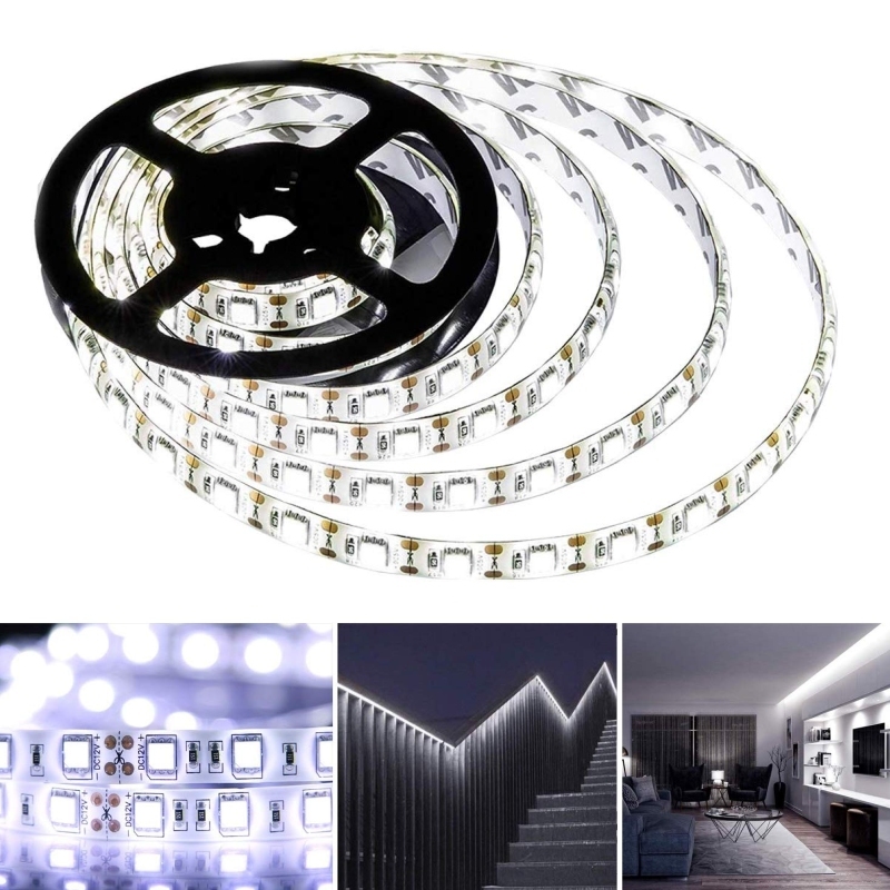 LED pásik 5 metrov - biely