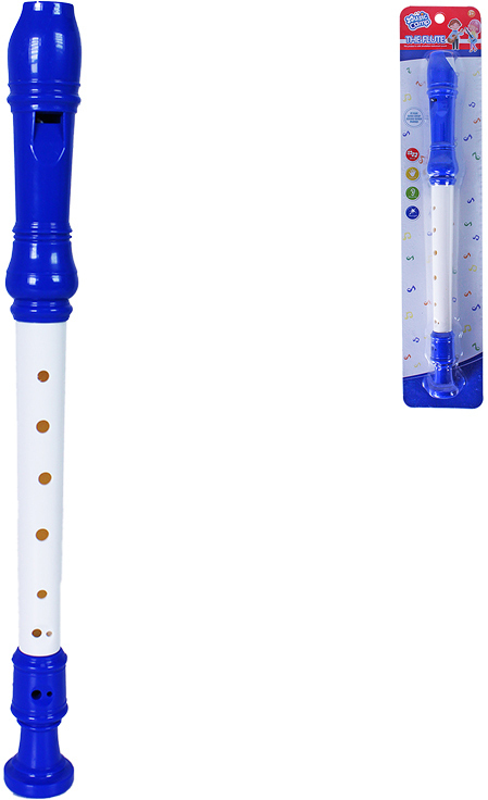 Flauta detská plastová 33cm na blistru * hudobné nástroje *
