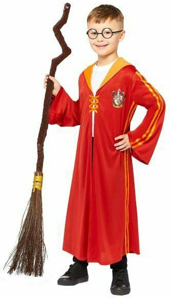 KARNEVAL Šaty Harry Potter chytač Chrabromil veľ. L (128-140cm) 8-10 rokov *KOSTÝM*