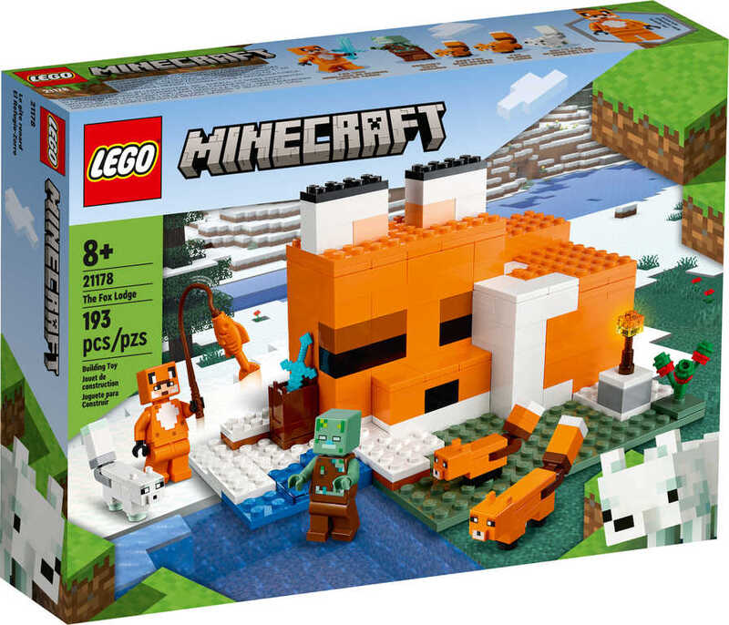 LEGO MINECRAFT Líščí domček 21178 STAVEBNICE