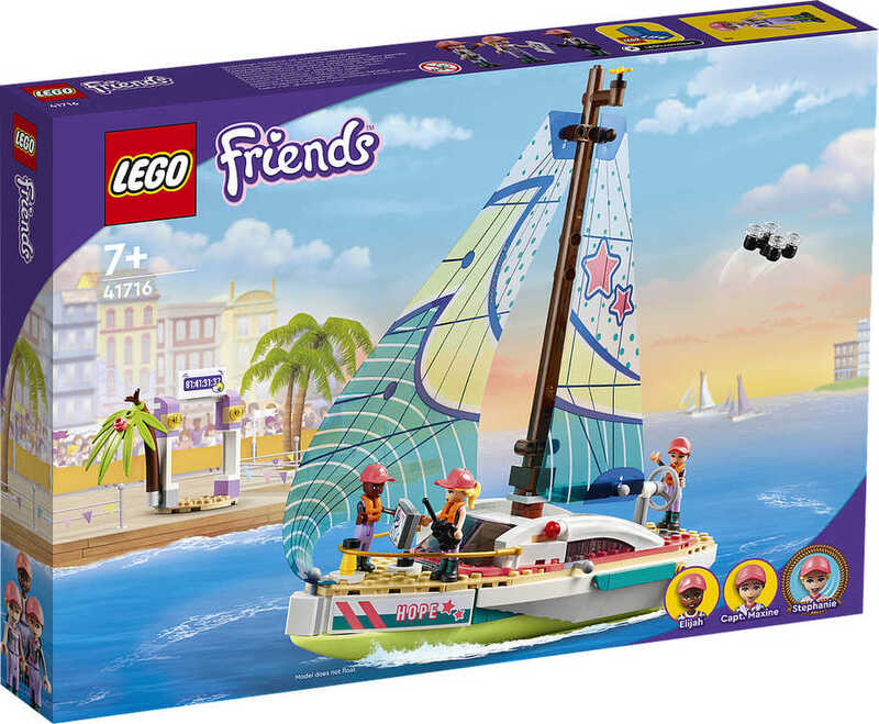 LEGO FRIENDS Stephanie a dobrodružstvo na plachetnici 41716 STAVEBNICE