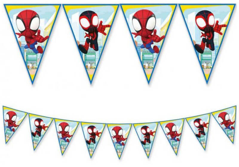 PROCOS Girlanda vlajočková Spidey ozdobný záves dekorácie na párty