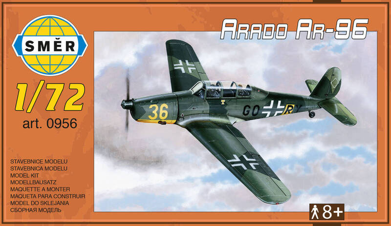 SMER Model lietadlo Arado Ar-96 1:72 stavebnice lietadla 34 dielikov