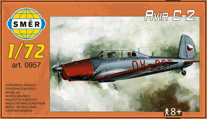 SMER Model lietadlo Avia C-2 1:72 stavebnice lietadla 34 dielikov
