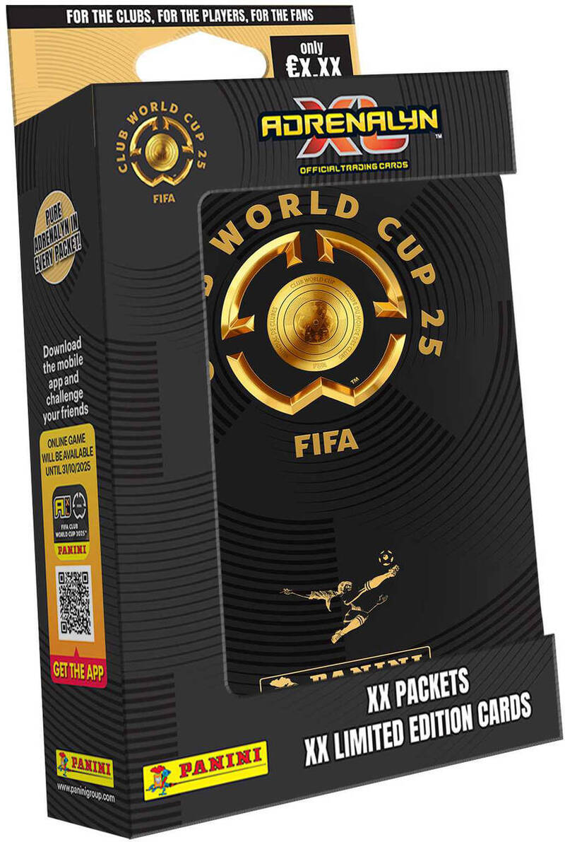 PANINI FIFA Club World Cup 2025 zberateľské karty 24ks plechová krabička