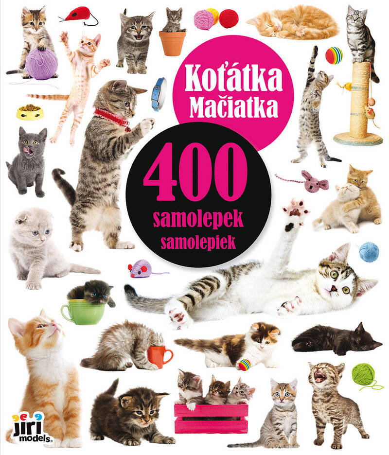 JIRI MODELS 400 samolepiek Mačiatka