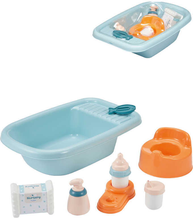 ECOIFFIER Vanička s nočníkom a doplnkami toaletný baby set pre bábiku bábätko