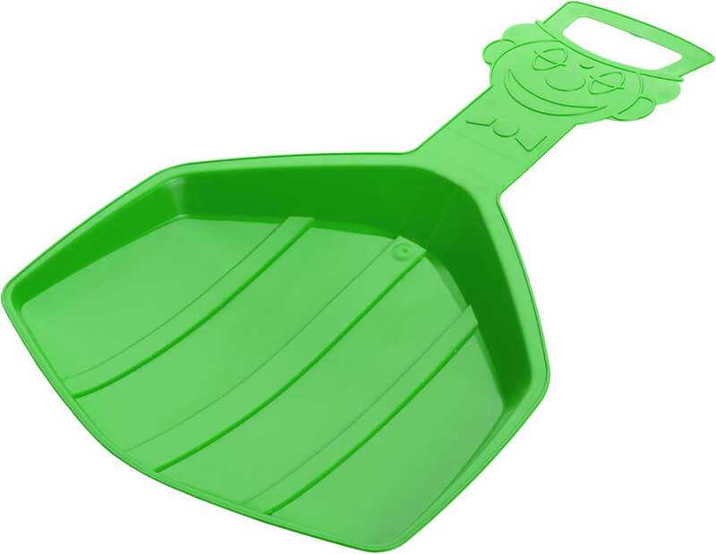 PLASTKON Klzák na sneh KLAUN sánkovacia lopata detská zelená