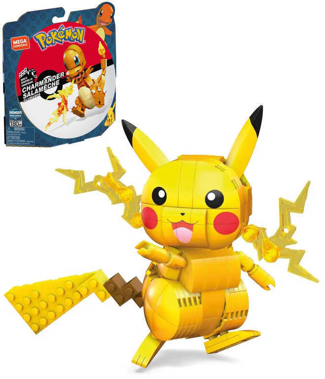 MEGA CONSTRUX Pokémon 10cm rôzne druhy STAVEBNICE