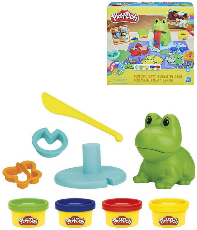 HASBRO PLAY-DOH Žaba štartovací kreatívny set modelína s nástrojmi