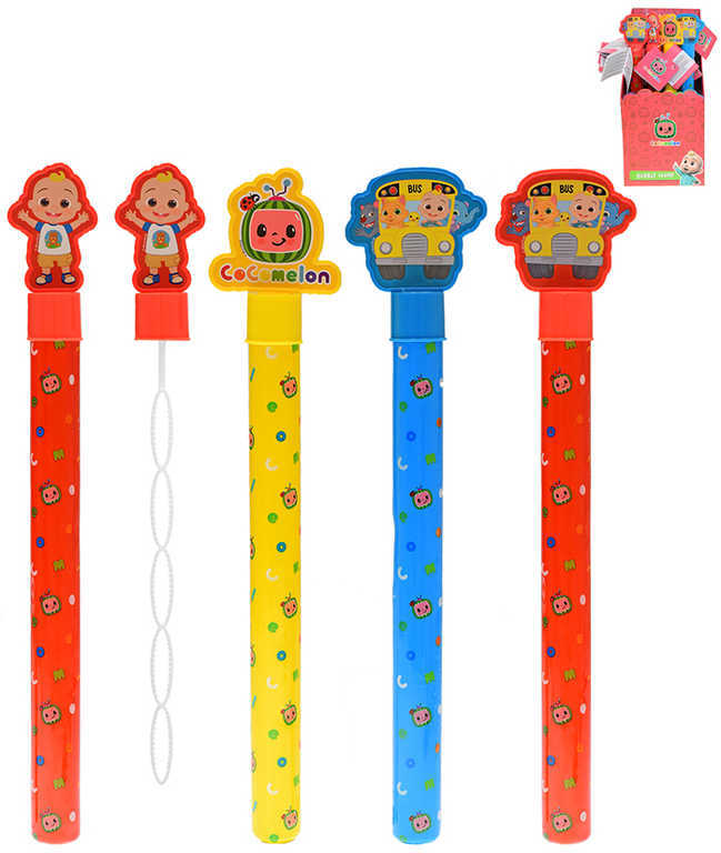 Bublifuk meč Cocomelon 37cm detský bublifukovač 3 druhy 3 farby