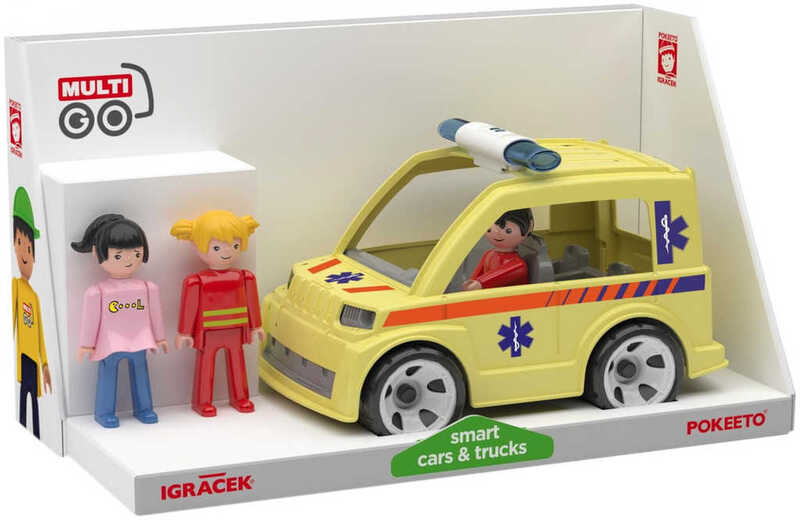 EFKO IGRÁČIK MultiGO Trio Rescue set auto + 3 figúrky s doplnkami