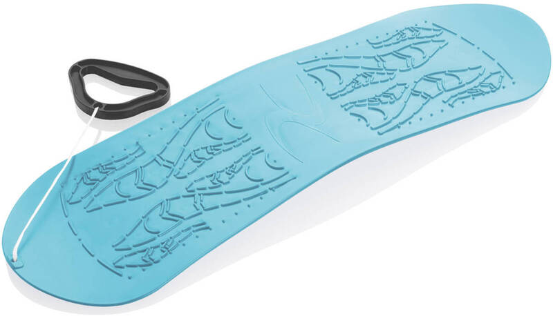 PLASTKON Klzka detský snowboard doska na sneh bez viazania Azúrové