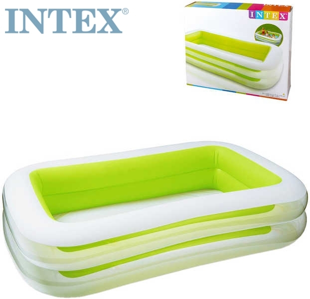 INTEX Bazén family rodinný 262x175x56cm nafukovací obdĺžnikový 56483