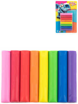 Plastelína Nara 110g set 8 farieb modelovacej hmota na karte