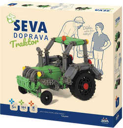 VISTA SEVA DOPRAVA Traktor polytechnická STAVEBNICA 384 dielikov