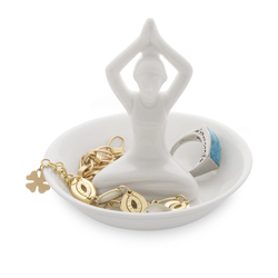Porcelánový stojanček na prstienky Yoga 26439