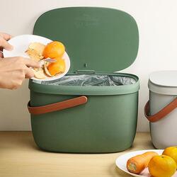 Nádoba na kompostovateľný odpad Foody 10380GN, 7L, zelená