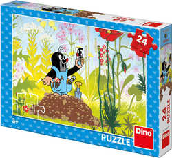 DINO Puzzle Krtko v nohavičkách 24 dielikov 26x18cm skladačka v krabici