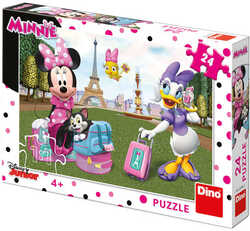 DINO Puzzle Disney Minnie v Paríži 24 dielikov 26x18cm skladačka v krabici