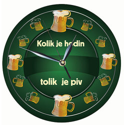Hodiny pro pivaře - Kolik hodin, tolik piv