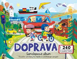 JIRI MODELS Album samolepky Doprava Bav sa a nalepuj zas a znova!