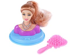 Glamour česacia hlava 9cm s doplnkami 4druhy v krabičke