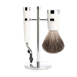 Mühle Líščie White Pure Badger - luxusná sada na holenie