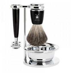 Mühle rytmy Black Pure Badger 4-dielna