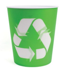 Odpadkový kôš KIKKERLAND Recycle Logo