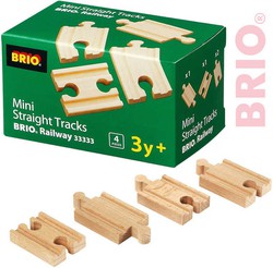OLYMPTOY BRIO Koľaje mini rovne, spojky