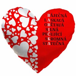 Vankúšik srdcový - Babička tajenka