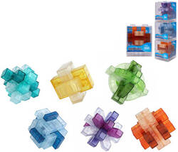Brain Games kocka hlavolam 7cm puzzle skladačka 6 druhov
