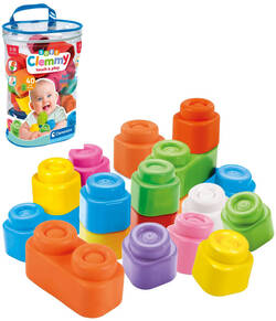 CLEMENTONI CLEMMY Baby kocky set 40ks vo vreci stavebnice pre bábätko