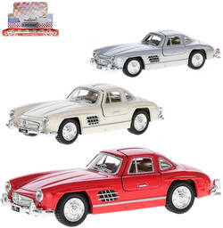 KINSMART Auto model Mercedes-Benz 300SL 1954 kov PB 13cm 3 farby