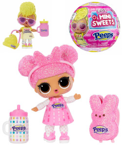 LOL Surprise! Bábika Loves Mini Sweets Peeps s prekvapením 2 druhy v guli
