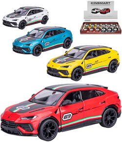 KINSMART Auto model Lamborghini Urus Performante kov PB 13cm 4 farby
