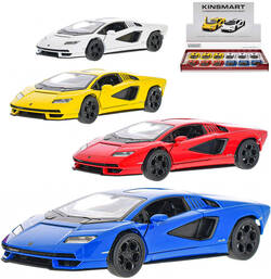 KINSMART Auto model Lamborghini Countach LPI 800-4 kov PB 13cm 4 farby