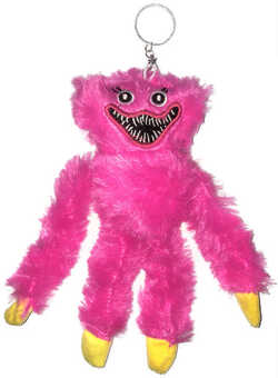 PLYŠ Príšerka Huggy Wuggy 22cm ružová na suchý zips *PLYŠOVÉ HRAČKY*