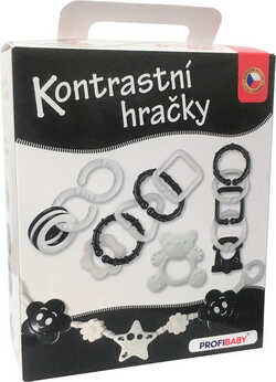 PROFIBABY Baby konstratné hračky + zábrana na kočík pre bábätko