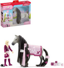 SCHLEICH Sofia a Dusty štartovací set koník s figúrkou a doplnkami plast