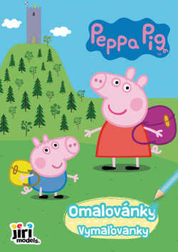 JIRI MODELS Omaľovánky A5 Prasiatko Peppa Pig výlet