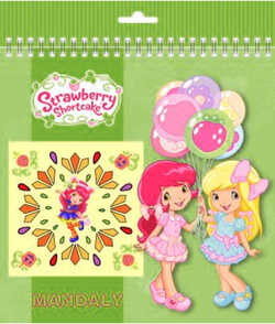 AKIM Omaľovánky Jahôdka (Strawberry Shortcake) mandaly