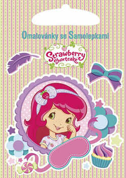 AKIM Omaľovánky do ruky so samolepkami A5 Jahôdka (Strawberry Shortcake)
