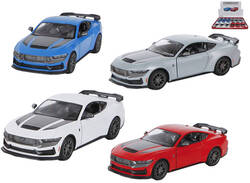 KINSMART Auto model Ford Mustang Dark Horse 1:38 PB 13cm 4 farby