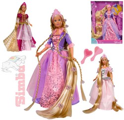 SIMBA Bábika princezná Steffi Rapunzel 30cm set s doplnkami 3 druhy