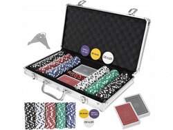Poker set v kufríku - 300 žetónov